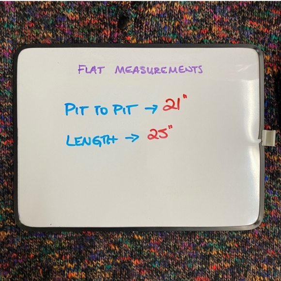 Vintage Black Rainbow Multicolour Knit Pullover Half Button Up Sweater L - Picture 12 of 14